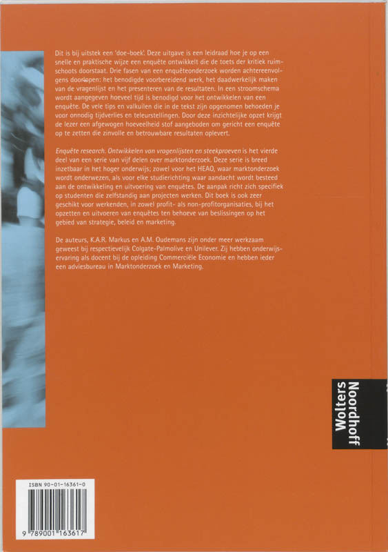 Enquete research achterkant