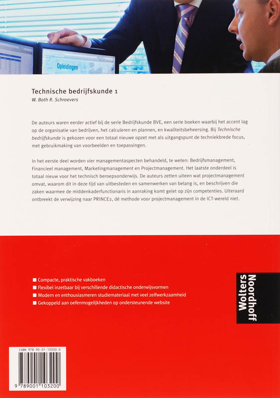 Technische bedrijfskunde 1 achterkant
