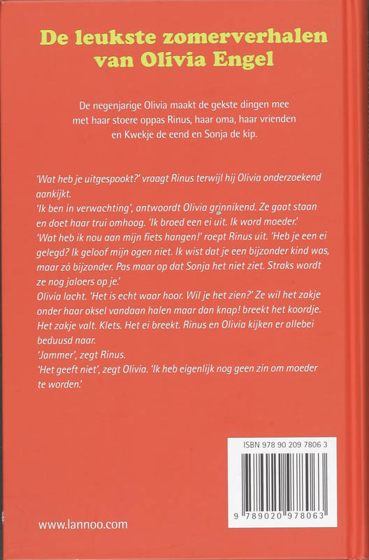 Olivia Heeft Zin In Zomer achterkant