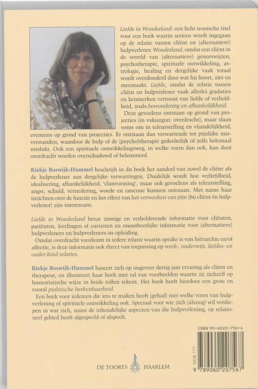 Liefde in Wonderland achterkant