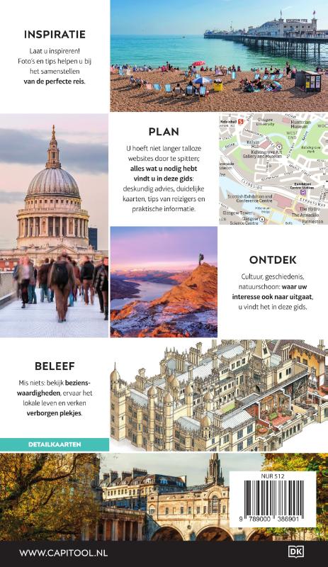 Groot Brittannië / Capitool reisgidsen achterkant