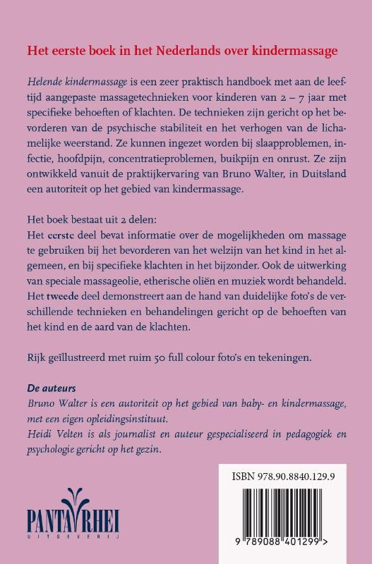 Helende kindermassage achterkant