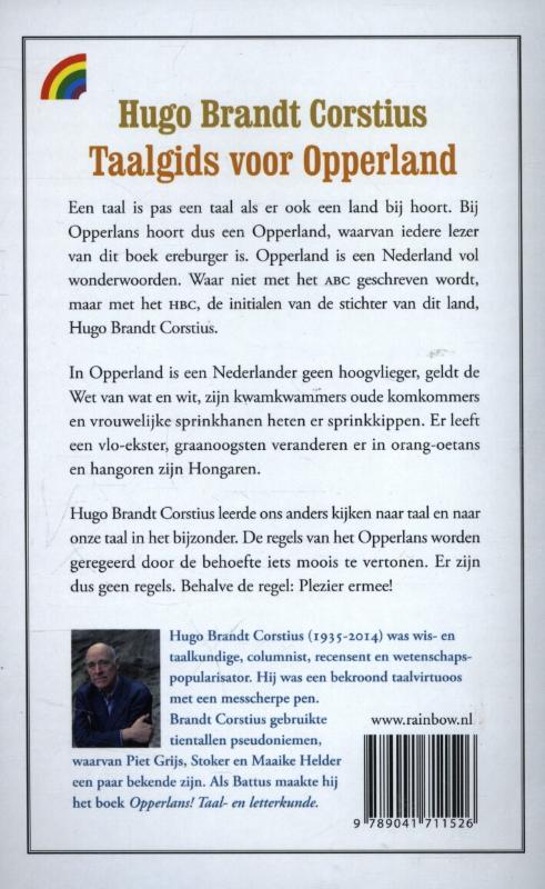 Taalgids voor Opperland achterkant