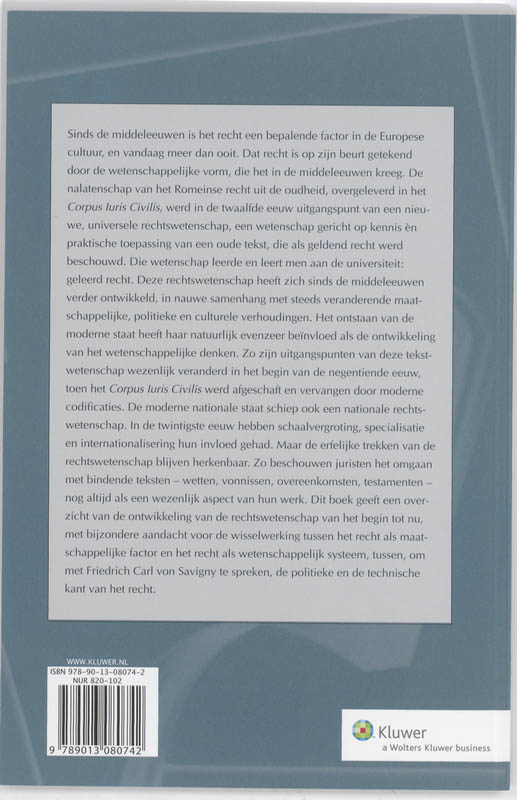 Geleerd recht achterkant