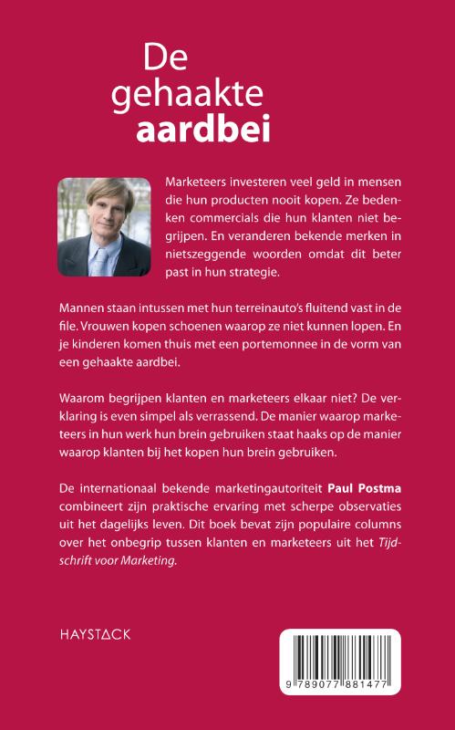 De gehaakte aardbei achterkant