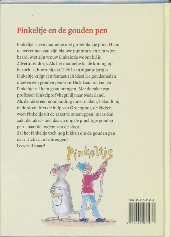 Pinkeltje En De Gouden Pen 15 achterkant