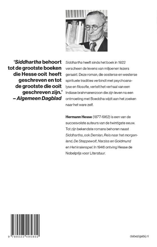 Siddhartha achterkant