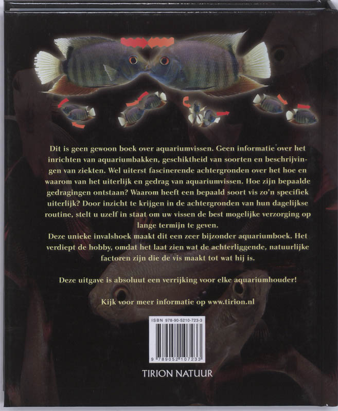 Waarom is de aquariumvis zoals hij is achterkant