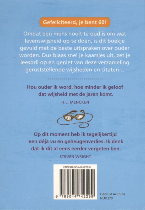 Gefeliciteerd! 60 jaar achterkant