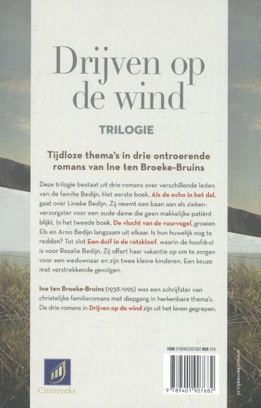 Drijven op de wind / Citerreeks achterkant
