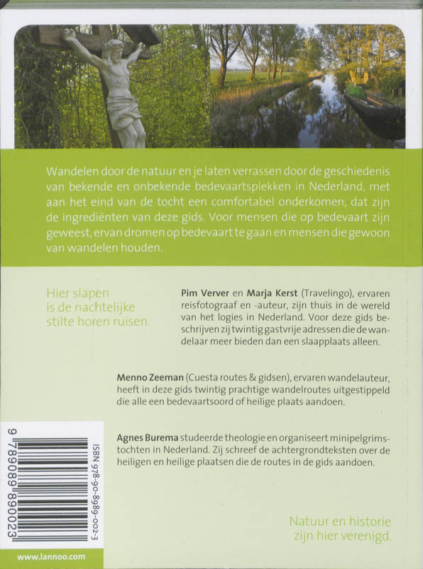 20 X Logeren & Wandelen Op Pelgrimsroutes In Nederland achterkant