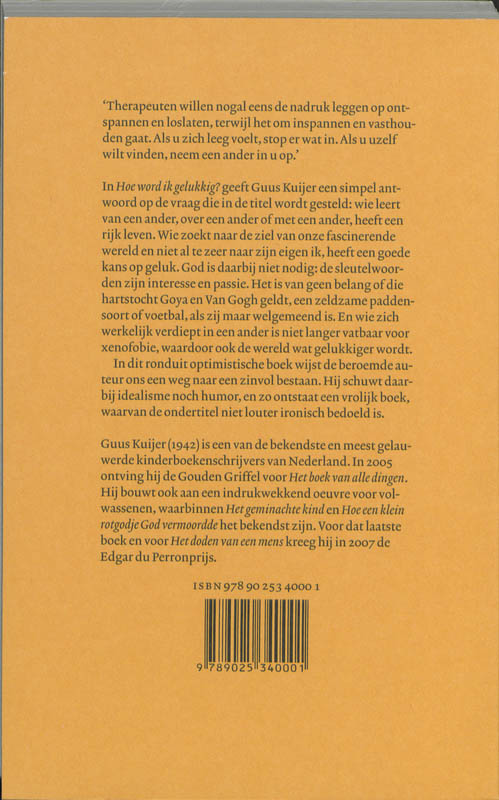 Hoe Word Ik Gelukkig? achterkant