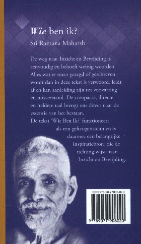 Wie ben ik? achterkant