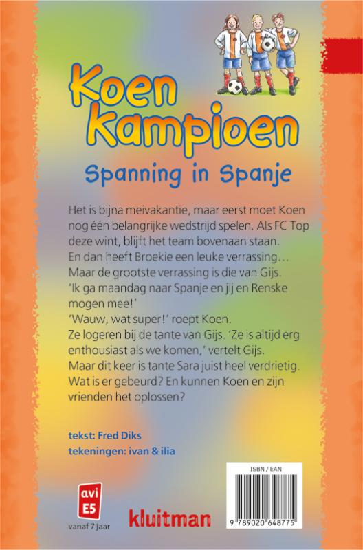 Spanning in Spanje / Koen Kampioen achterkant