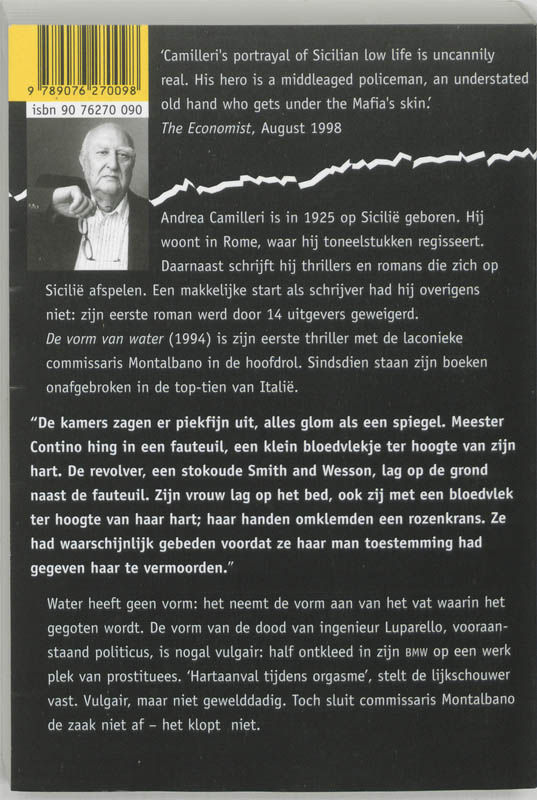 De Vorm Van Water achterkant