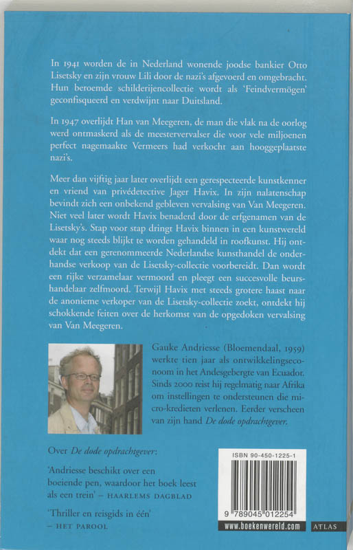 De verdwenen schilderijen achterkant