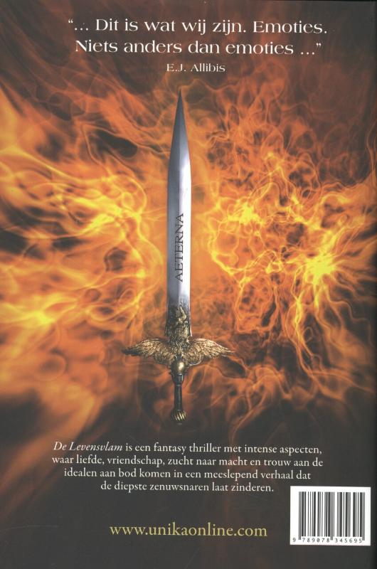 De levensvlam / Unika / 1 achterkant