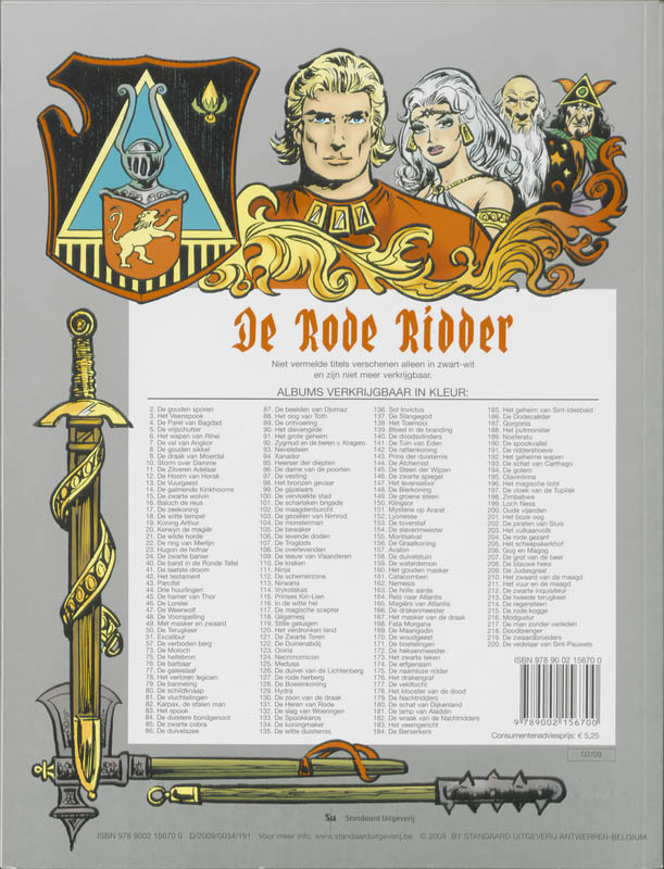 Oniria / De Rode Ridder / 123 achterkant