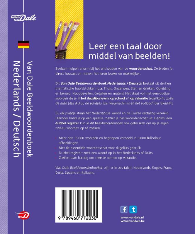 Van Dale Beeldwoordenboek Nederlands/Deutsch achterkant