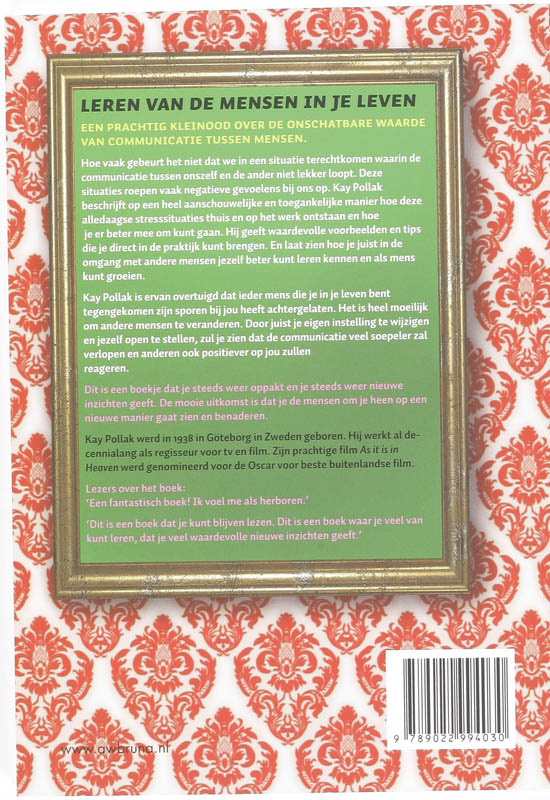 Leren van de mensen in je leven achterkant