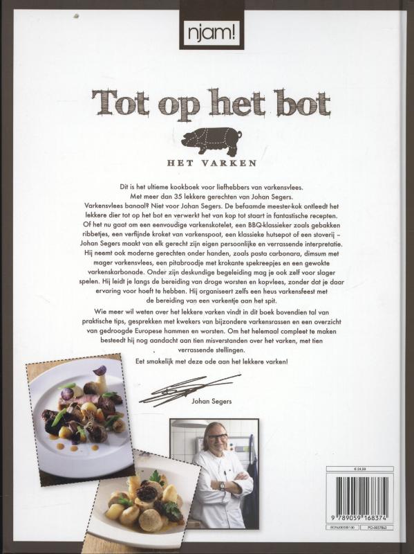 Tot op het bot achterkant