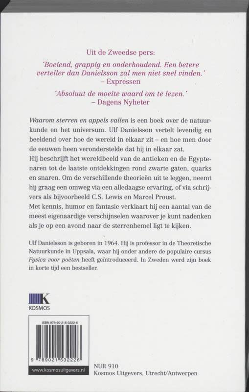 Waarom Sterren En Appels Vallen achterkant