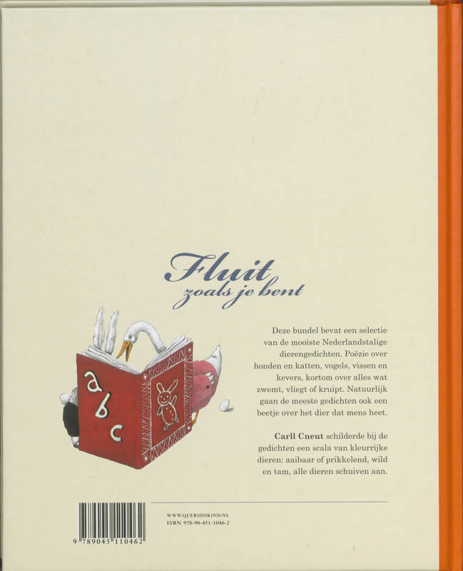 Fluit zoals je bent achterkant