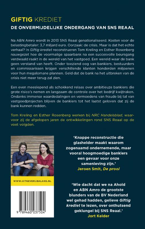 Giftig krediet achterkant