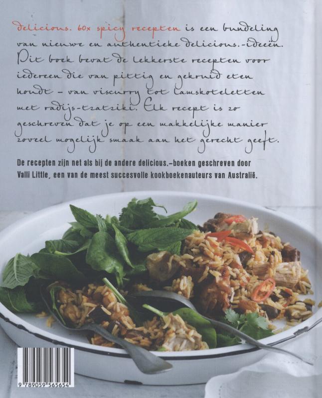 Delicious. 60x spicy recepten achterkant