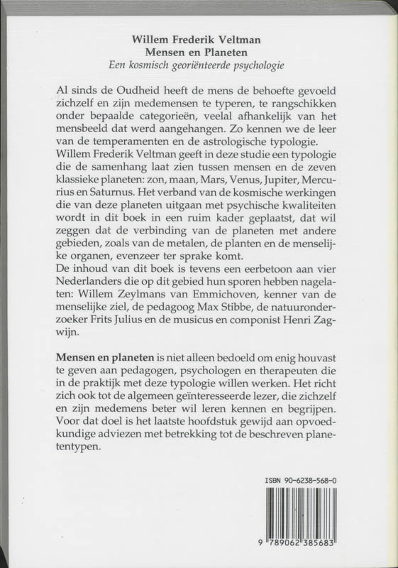 Mensen en planeten achterkant