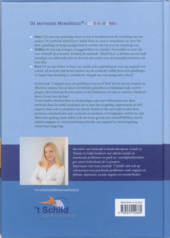 Drie stappen naar een gelukkig en succesvol kind achterkant