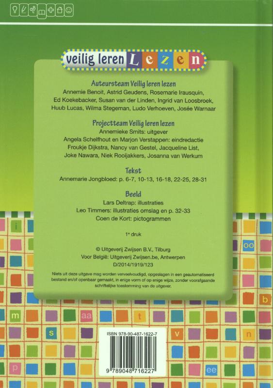 Veilig leren lezen Veilig en vlot; Kern 4 achterkant