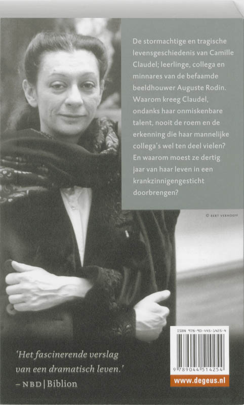 Camille Claudel, een vrouw achterkant