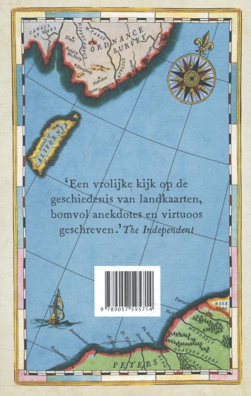 Op de kaart achterkant