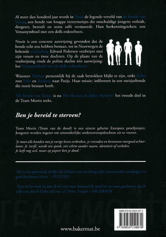 De bende van Venus achterkant