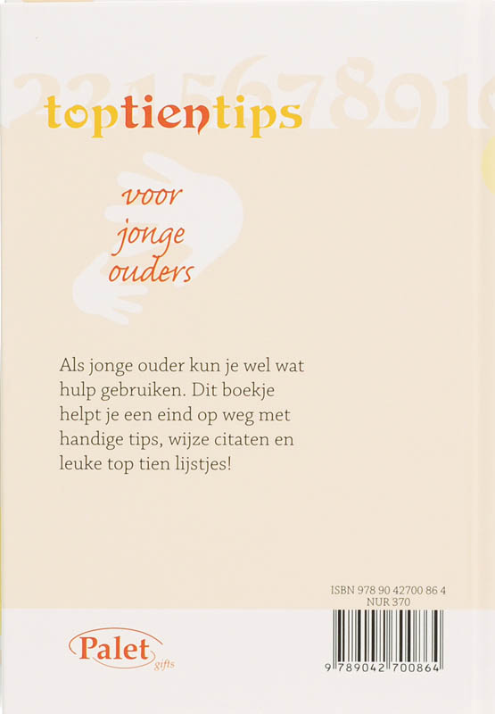 Top 10 Tips Voor Jonge Ouders achterkant