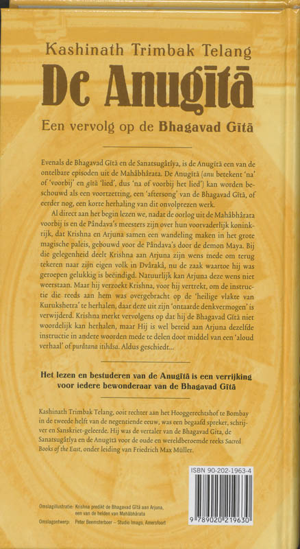 De Anugita / Grote klassieken achterkant