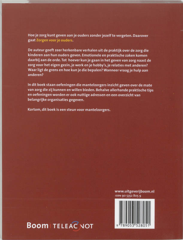 Zorgen Voor Je Ouders achterkant