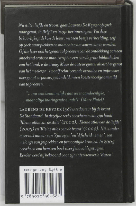 Kleine Atlas Van Het Genot achterkant