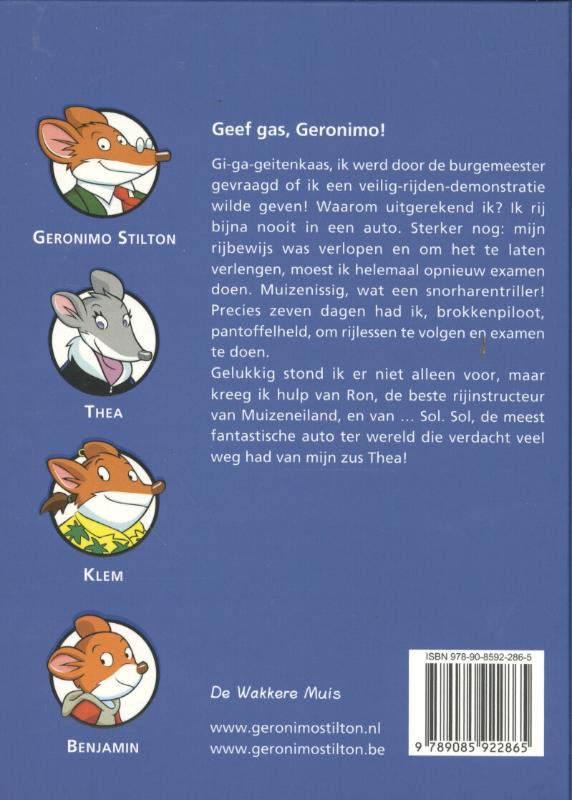 Geef gas, Geronimo! / Geronimo Stilton achterkant