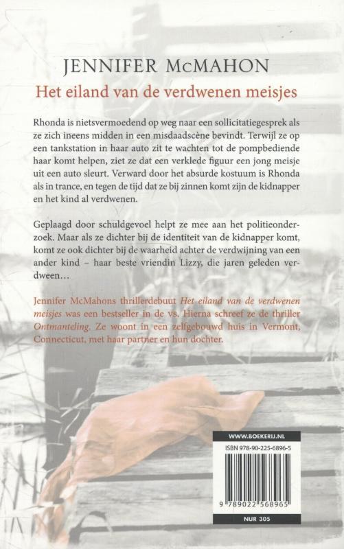 Het eiland van de verdwenen meisjes achterkant