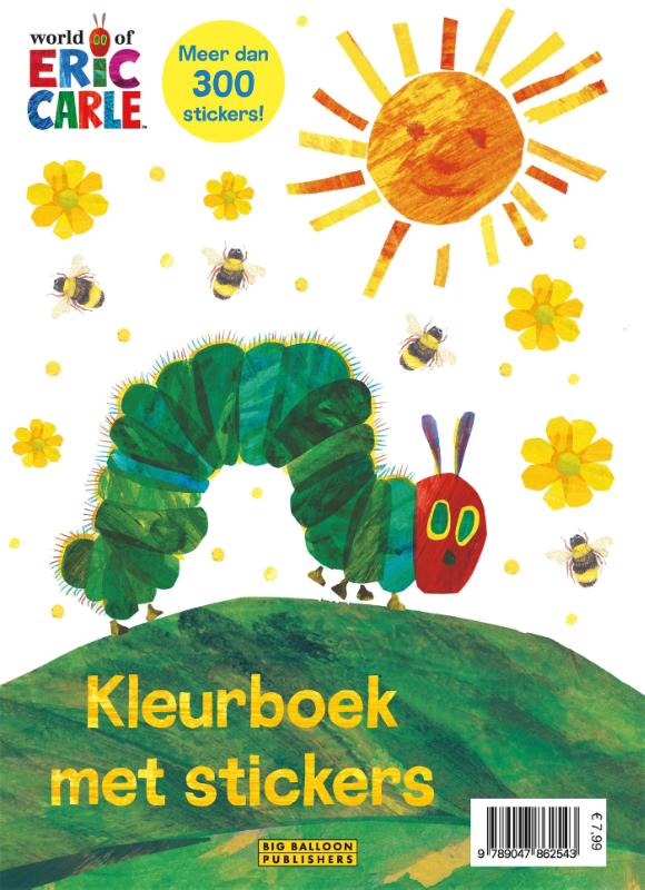 Kleurboek met stickers / World of Eric Carle achterkant