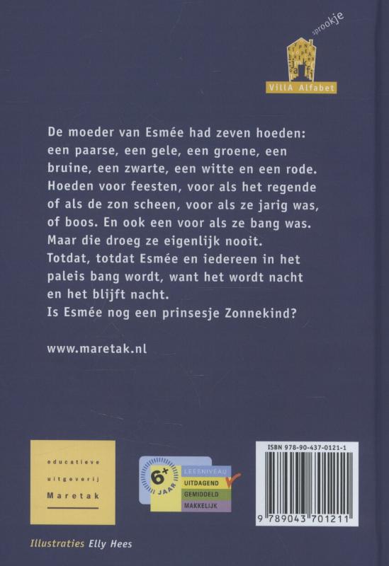 Prinsesje Zonnekind / Villa Alfabet Oranje achterkant