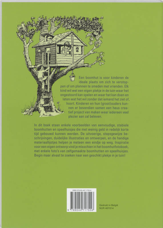 Zo bouw je boomhutten en speelhuizen achterkant