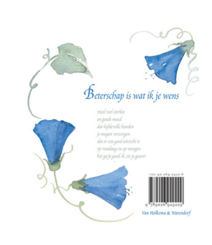 Beterschap ... is wat ik je wens achterkant