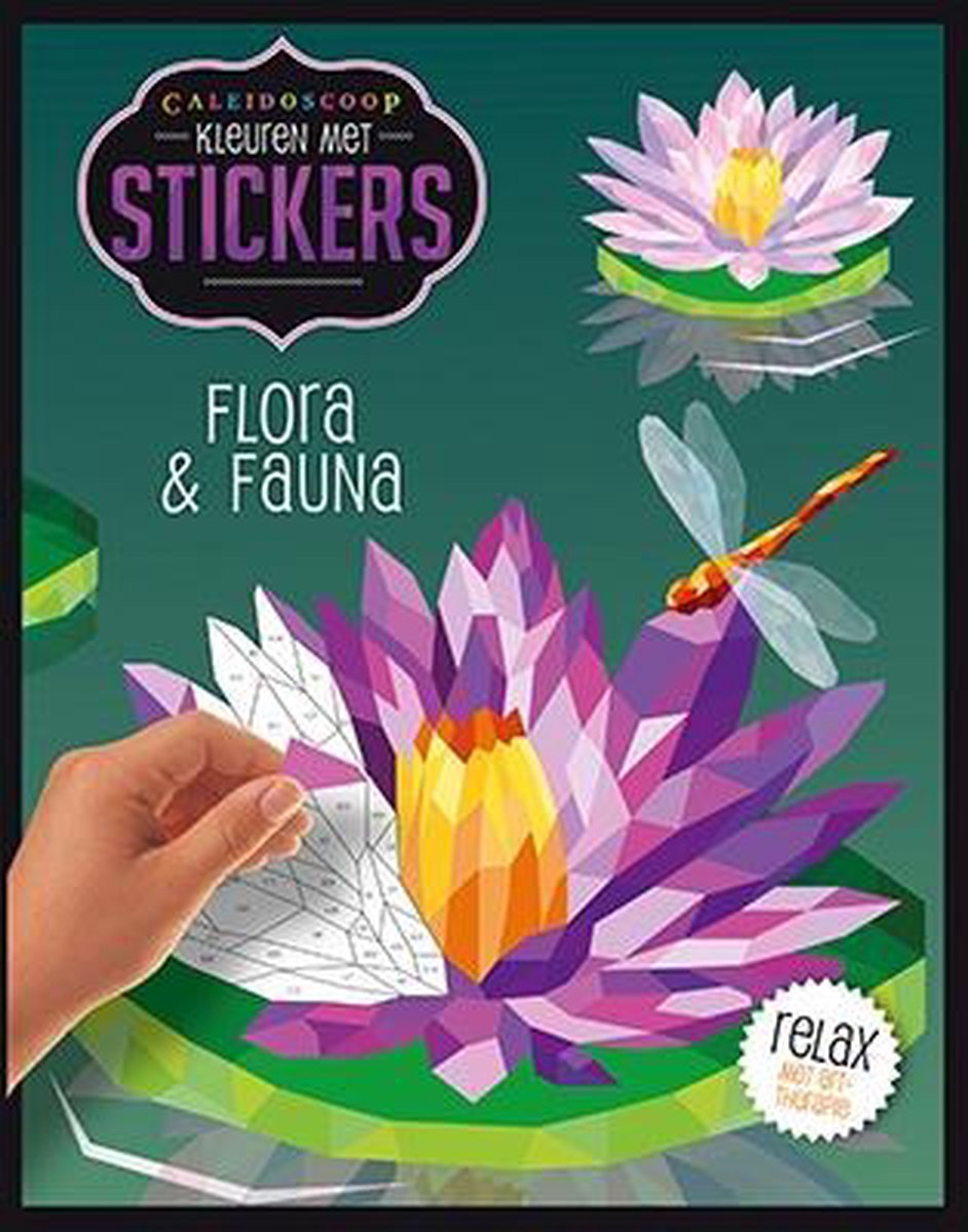 Kleuren met stickers  -   Flora & Fauna
