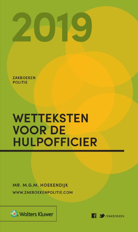 Zakboek Wetteksten voor de Hulpofficier 2019