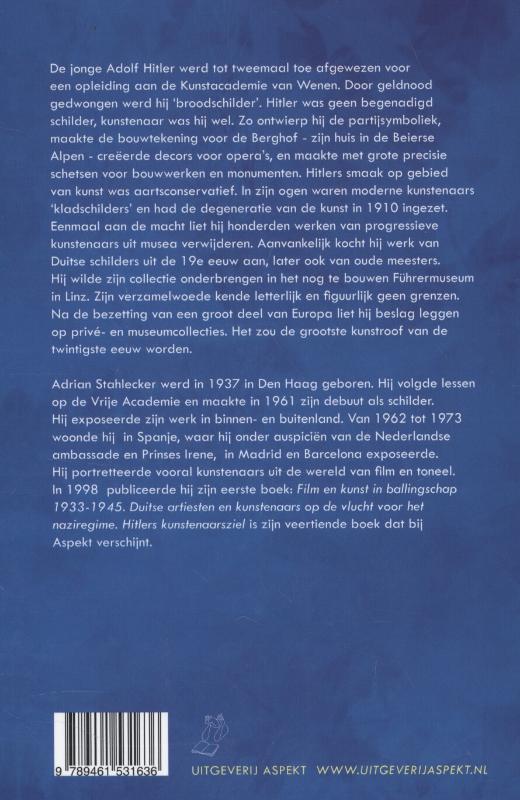 Hitlers kunstenaarsziel achterkant