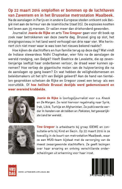 Bommen in Brussel achterkant