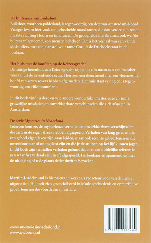 Amsterdam / Amsterdam / Mysteries in Nederland achterkant
